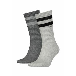 Set de sosete lungi unisex cu imprimeu in dungi - 2 perechi imagine
