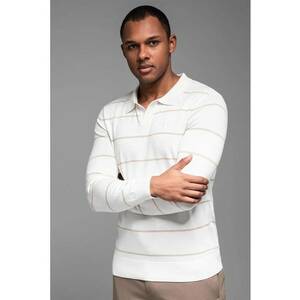 Bluza polo cu dungi imagine