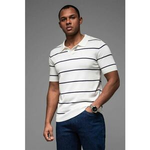 Tricou polo cu dungi imagine