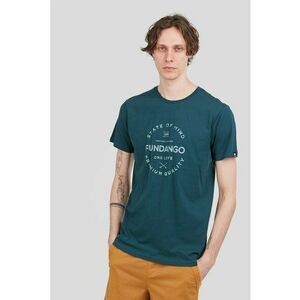 Tricou de bumbac organic cu imprimeu logo imagine