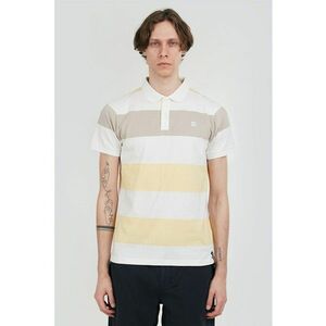 Tricou polo regular fit cu model in dungi imagine