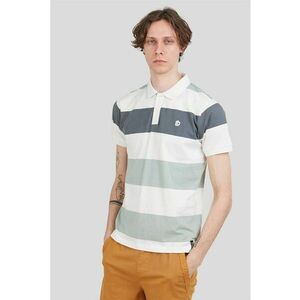 Tricou polo regular fit cu model in dungi imagine