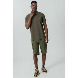 Tricou polo de bumbac cu aspect pique imagine