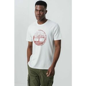 Tricou cu decolteu la baza gatului si logo imagine