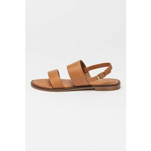 Sandale de piele cu talpa plata imagine