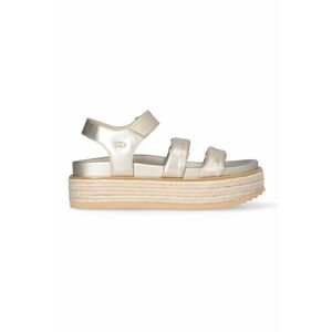 Sandale flatform din piele ecologica imagine