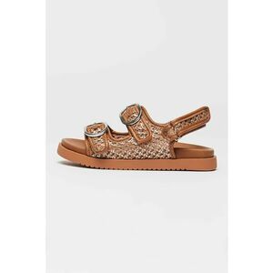 Sandale cu talpa plata si inchidere velcro imagine