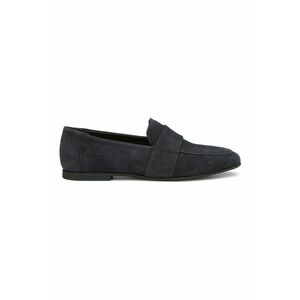 Pantofi loafer de piele intoarsa cu varf rotund imagine