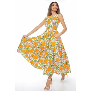 Rochie fara maneci cu buzunare laterale imagine