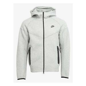 Bluza cu fermoar pentru Nsw Other Sports - M NK TCH FLC FZ WR HOODIE - FB7921-063 - L INTL - Gri imagine