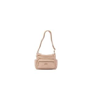 Geanta crossbody din piele ecologica cu detaliu logo imagine