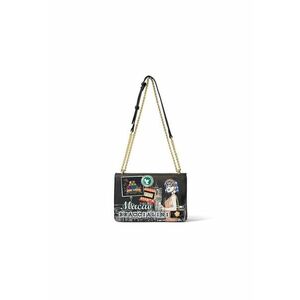 Geanta crossbody de piele ecologica cu model grafic imagine