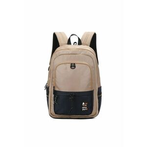 Rucsac unisex cu compartimente multiple - Bej imagine