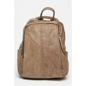 Rucsac de piele ecologica cu buzunare multiple imagine