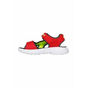 Sandale cu inchidere velcro si detalii logo imagine