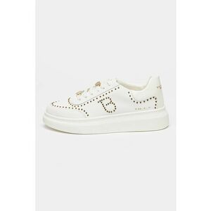 Pantofi sport flatform din piele cu tinte Fenice imagine