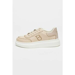 Pantofi sport flatform din piele cu tinte Fenice imagine