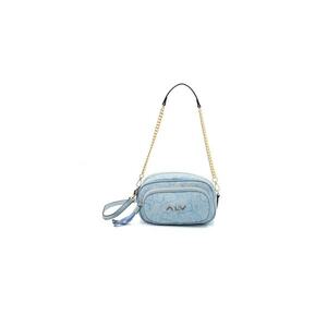 Geanta crossbody cu model si bareta din lant imagine