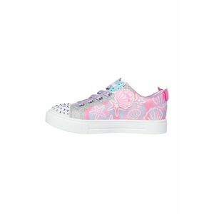 Pantofi sport de piele ecologica cu model grafic imagine