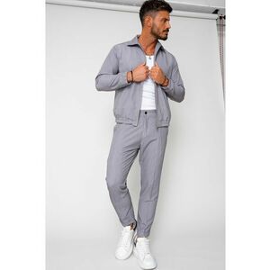 Set Caruso Jacheta cu fermoar si pantalon lung Grey 15644 imagine