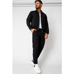 Set Caruso Jacheta cu fermoar si pantalon lung Black 15639 imagine