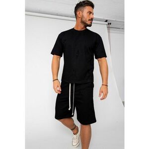 Set Ripped tricou si pantalon scurt Black 15936 imagine