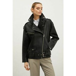Jacheta biker din piele ecologica imagine