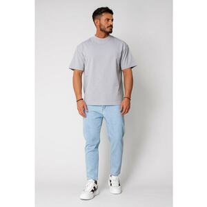 Tricou Oversized Grey 16104 imagine