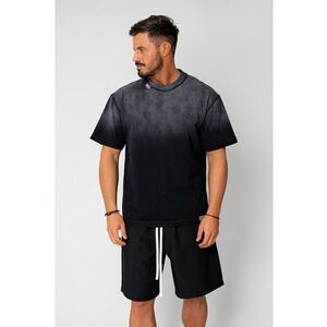 Tricou Pre-washed Oversized Black 16092 imagine