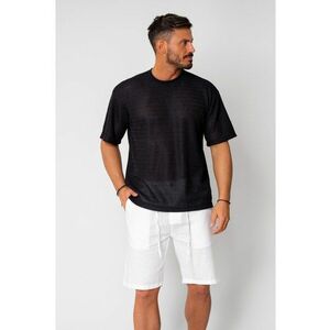 Tricou tricotat Black 16067 imagine