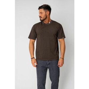 Tricou cu accesorii metalice Brown 16022 imagine