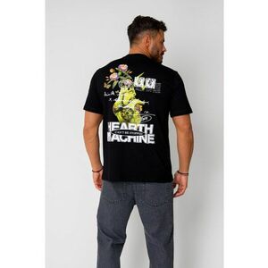 Tricou back Flower Black 16059 imagine