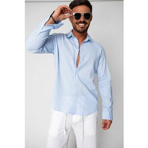 Camasa din IN cu nasturi Sky Blue 16158 imagine