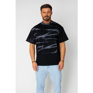 Tricou Oversized Black/Grey 16112 imagine