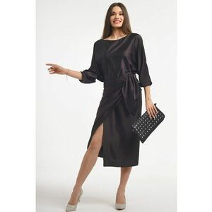 Rochie petrecuta cu slit frontal imagine