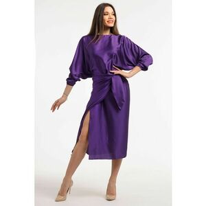 Rochie petrecuta cu slit frontal imagine