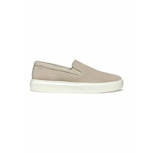 Pantofi loafer de piele intoarsa cu varf rotund imagine