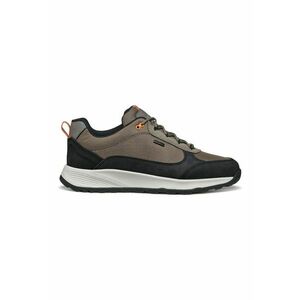 Pantofi sport de piele ecologica cu garnituri de piele intoarsa si material textil imagine
