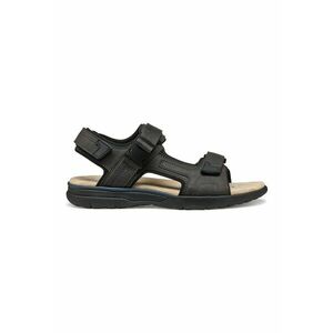 Sandale de piele ecologica si material textil cu velcro imagine
