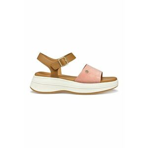 Sandale wedge de piele si piele ecologica imagine