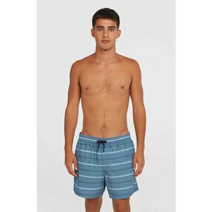 Pantaloni scurti de baie cu dungi si snur imagine