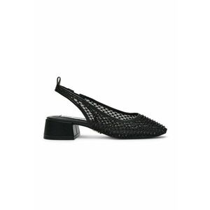 Pantofi slingback cu toc masiv imagine