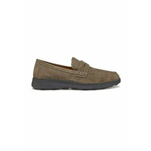 Pantofi loafer uni de piele intoarsa imagine