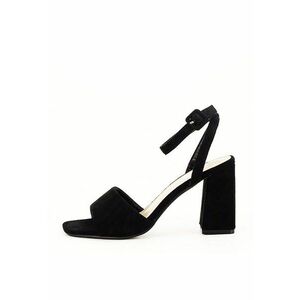 Sandale negre cu toc BL6522 131 11137 imagine