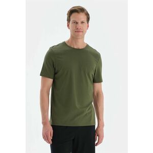 Tricou de bumbac cu decolteu la baza gatului imagine