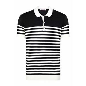 Tricou din amestec de bumbac cu guler polo imagine