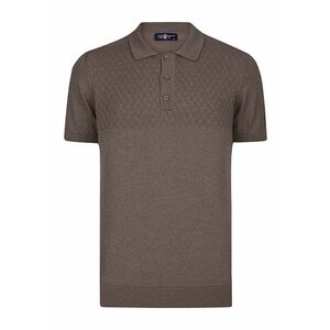 Tricou polo cu terminatii striate imagine