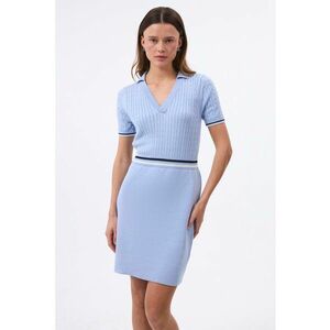 Rochie scurta din amestec de bumbac imagine