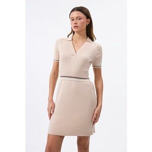 Rochie scurta din amestec de bumbac imagine