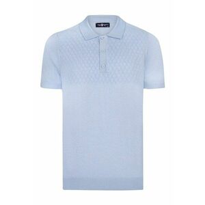 Tricou polo cu terminatii striate imagine